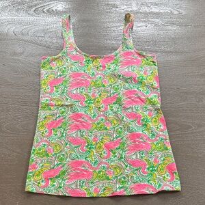 Lilly Pulitzer 🦩 Print Tank, size M, worn once